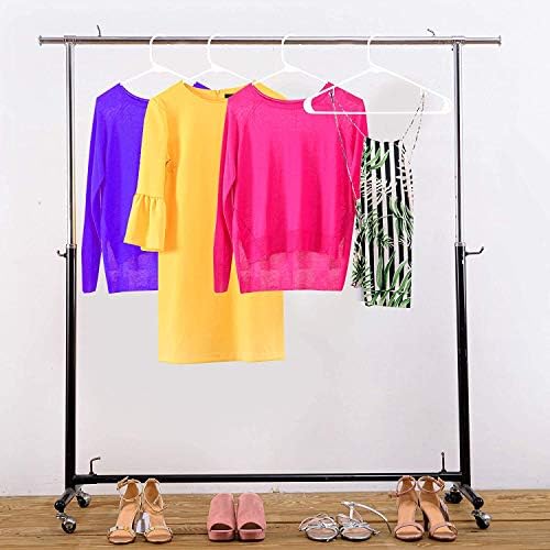 Utopia Home Plastic Hangers 200 Pack – Built-in Strap Hooks White | Space saving | Durable & strong | Closet organizer | Clothes hangers | Ideal for shirts, pants, skirts & coats - Image 4