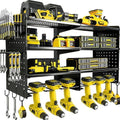 Power Tool Organizer Wall Mount, 4 Tier Heavy Duty Tool Storage Rack by Unknown