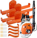 Backpack Blower Rack with Tube Hook, 4 Pack Backpack Blower Wall Mount by OSROENE
