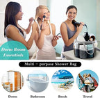 Mesh Shower Caddy Portable - 9 Pockets, Shower Bag for Dorm Room Camping - Image 5