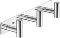 VAEHOLD Hat and Coat Wall Mount Rack - Hooks for Robes, Bags, Keys, and Towels - Bathroom Towel Hanger Organizer (Polished Chrome, “T“ Shape 3 Hooks 1 Pack) by VAEHOLD