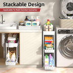 Sevenblue 4-Pack 2-Tier Under Sink Organizer with Pull Out Drawers - Image 5