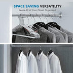Fayleeko Wire Coat Hangers - 17.7 Inch Heavy Duty Stainless Steel Hangers (50 Pack) - Image 6