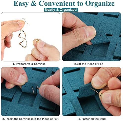 RESOVO Hanging Earrings Organizer & Holder 1 Pack - Image 5