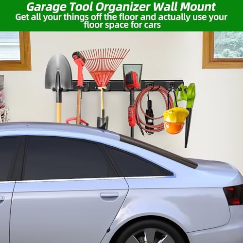PIYILO Garage Wall Organizer, 48 inches Adjustable Garden Tool Organizer - Image 7