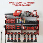Large Power Tool Organizer Wall Mount with power station - Image 7