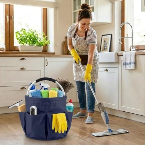 Cleaning Caddy For Cleaning Supplies Organizer Bucket - Image 4