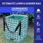 DURASACK Heavy Duty Storage Tote Bag 22-Gallon, Gingham Green - Image 6