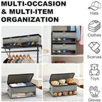 2 PCS Stackable Hat Storage for Baseball Caps, Hat Organizer Box for Closet - Image 6