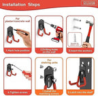 WALMANN Garage Storage Hooks, Wall Mount Utility Hooks for Tools - Image 5