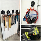 MUTUACTOR Magnetic Hooks,4Pack Strong Heavy Duty Magnet Hook for Hanging,Non-Slip Rubber Coated Utility Magnetic Hooks for Storage Garage Tools Power Drill Driver Tool Chest Locker(Orange) - Image 6