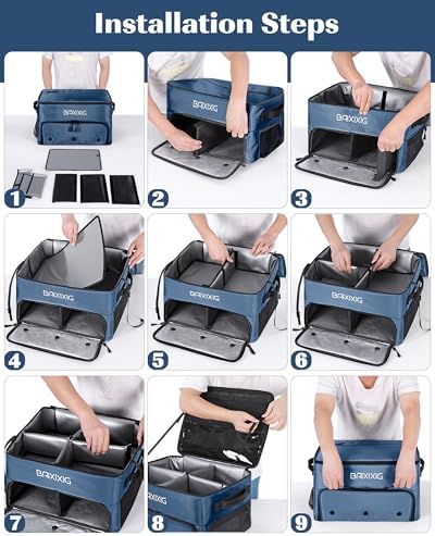 Golf Trunk Organizer, 2-Layer Storage with Golf Accessories - Image 5
