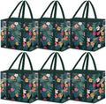 BALEINE 6PK Reusable Grocery Bags, Heavy Duty Shopping Tote Bag by BALEINE