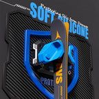 Ski & Snowboard Wall Rack for Garage - Fits Any Ski/board, Damage-Free Storage, Blue, 4 Pack - Image 2