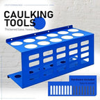 2 Pack Metal Wall Mount Caulking Tube Holder Rack, Blue - Image 4