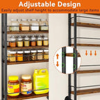 IBUYKE Over the Door Spice Organizer,Door or Wall Mount,Brown TLJ028H - Image 7
