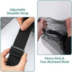 Extra Large Mesh Ball Bag, Heavy Duty 40"x30" Hold 10-12 Soccer Basketball - Image 4