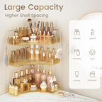3 Tiers Bathroom Corner Organizer,Bathroom & Kitchen Storage Tray - Image 5