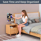 Metal Adhesive Wall Key & Mail Organizer with Shelf for Entryway - Image 4