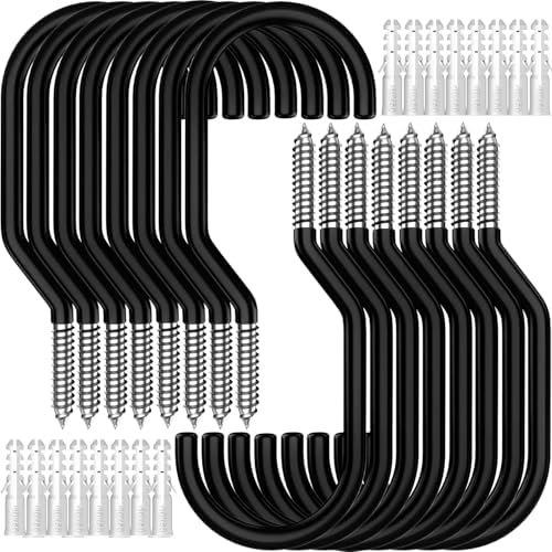 GURADESIGN 16-Pack Heavy Duty Bike Hook, Loading Capacity 100 LBS, 6 inch, Bike Hooks for Garage Wall and Garage Ceiling by GURADESIGN