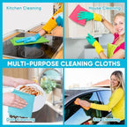 Orighty Microfiber Cleaning Cloth Bulk, 200 Pack Cleaning Rags, 12 x 11 in - Image 6