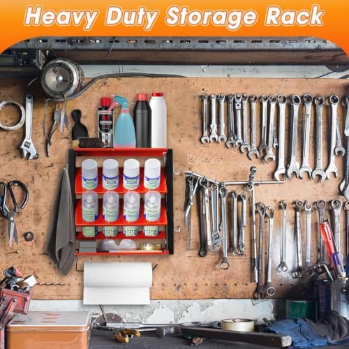 Ultrawall Spray Can Holder Rack, Steel Wall Mounted Spray Bottle Holder - Image 5