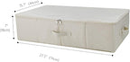 3Pcs 27.5x15.7x7" Collapsible Sturdy Under Bed Storage Bins, Closet Shelves - Image 2