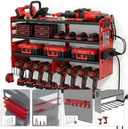 Large Power Tool Organizer Wall Mount with power station - Image 3