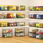 JKsmart 3 Pack XXL Stackable Wire Baskets, Pantry Organizers and Storage - Image 6
