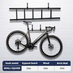 Dreecy 10 Pack Garage Storage J Utility Hooks, Heavy Duty J Utility Hooks Hangers for Garage Wall Hanging Garden Tools, Ladder, Bike, Hose, Black - Image 6