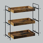 3-Tier Wood Bathroom Counter Organizer, Kitchen Spice Rack - Image 7