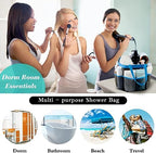 Mesh Shower Caddy Portable - 9 Pockets, Shower Bag for Dorm Room Camping - Image 5
