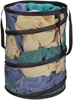 Household Essentials 2026 Pop-Up Collapsible Mesh Laundry Hamper | Black, 25" H by HouseholdEssentials