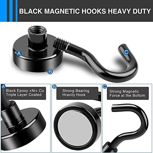 LOVIMAG Magnetic Hooks for Cruise Essentials 2026 Cabins Door 45 Pack-30LBS - Image 5