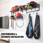 XCSOURCE Sports Equipment Organizer, 3-Tier Wall Mount Ball Storage Rack - Image 5