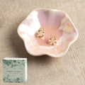 Ceramic Lotus Leaf Trinket Dish, Ring Holder for Jewelry by Unknown