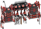 CCCEI Red Power Tool Organizer Wall Mount, Large Tools and Battery Storage Rack Charging Station Individual Switches. Drills Holder, Garage Utility Shelves with 6FT Power Strip. Gift for Men. by CCCEI