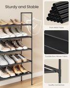 SONGMICS 5-Tier Shoe Rack, Shoe Storage for Hallway Closet - Image 4