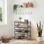 4 Tier Shoe Rack - Expandable Shoe Organizer for Closet - Image 2
