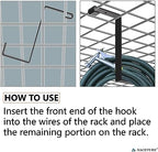 NACETURE Bike Hangers for Garage Ceiling Racks, 4 Pack Storage Hooks - Image 3