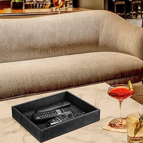 SITHON Valet Tray Desk Organizer PU Leather Catchall - Image 5
