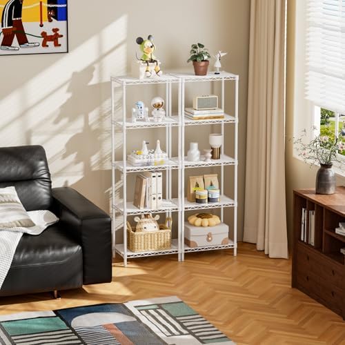 SINGAYE Metal Shelves Wire Shelving Storage Standing Adjustable Shelf Unit - Image 6