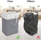 StorageRight Laundry Basket Hamper, 75L Clothes Storage, Clover Grey - Image 5