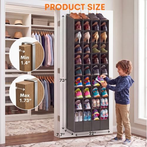 Ofiray-home Over the Door Shoe Organizer, 30-40 Pairs - Image 5
