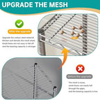 SINGAYE Metal Shelves Wire Shelving Storage Standing Adjustable Shelf Unit - Image 4