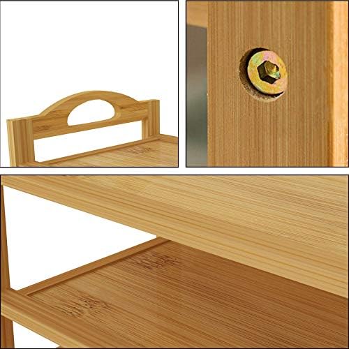 UDEAR Bamboo Shoe Rack 4-Tier Shoe Storage Organizer Entryway Shoe Shelf - Image 6