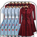 Garment Bags for Hanging Clothes 24'' x 48'' (Set of 12) Coat Covers for Closet Foldable Washable Dress Bags for Hanging Clothes for Long Dress Dance Costumes Suits Gowns Coats by UOUEHRA