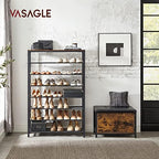 VASAGLE 8-Tier Shoe Rack, 32-40 Pairs, Metal Mesh - Image 2