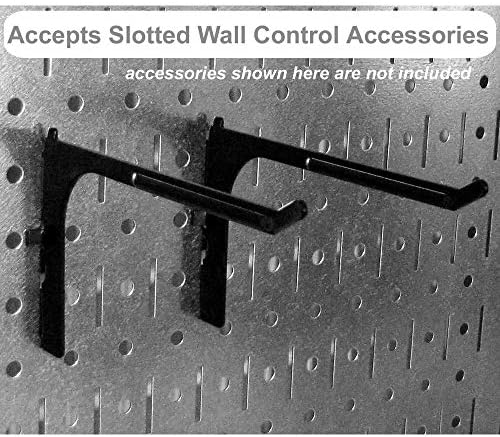 Wall Control 30-WRK-400WB Standard Workbench Metal Pegboard Tool Organizer,White/Black - Image 5