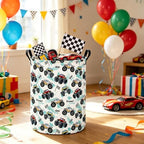 Monster Truck Fabric Storage Bin Nursery Organizer Basket - Image 4
